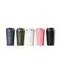 500ML Stainless Steel Thermos Double Wall Insulated Flask Vacuum Coffee Cup With Silicone Sleeve Office Travel Mug