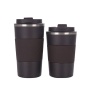 500ML Stainless Steel Thermos Double Wall Insulated Flask Vacuum Coffee Cup With Silicone Sleeve Office Travel Mug