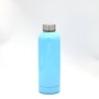 hot selling custom stainless double wall flask vaccum insulate water bottle travel tumbler with button lid