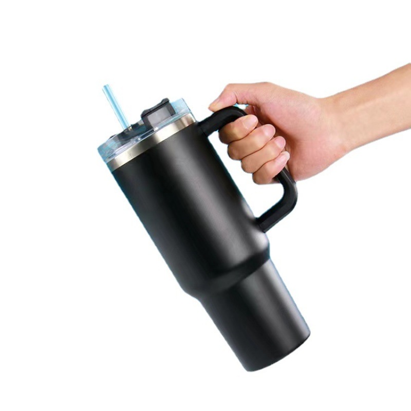 Hot Selling 40OZ Stainless Steel Double Wall Popsicle Thermos High Quality Flow state Tumbler With Straw