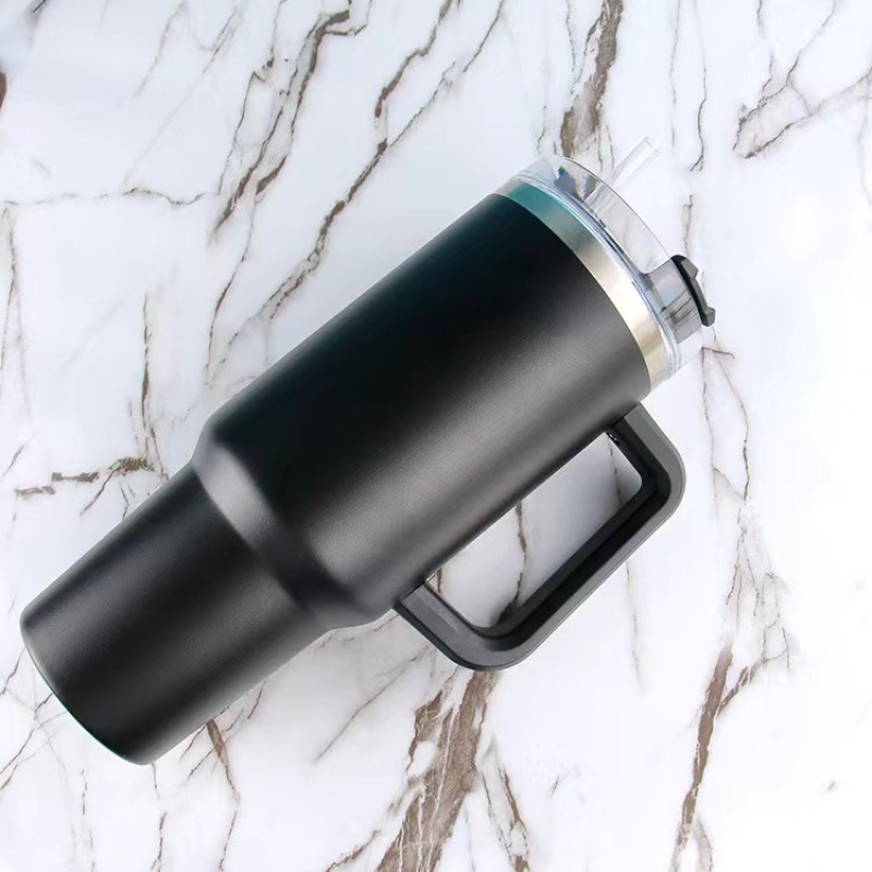 Hot Selling 40OZ Stainless Steel Double Wall Popsicle Thermos High Quality Flow state Tumbler With Straw