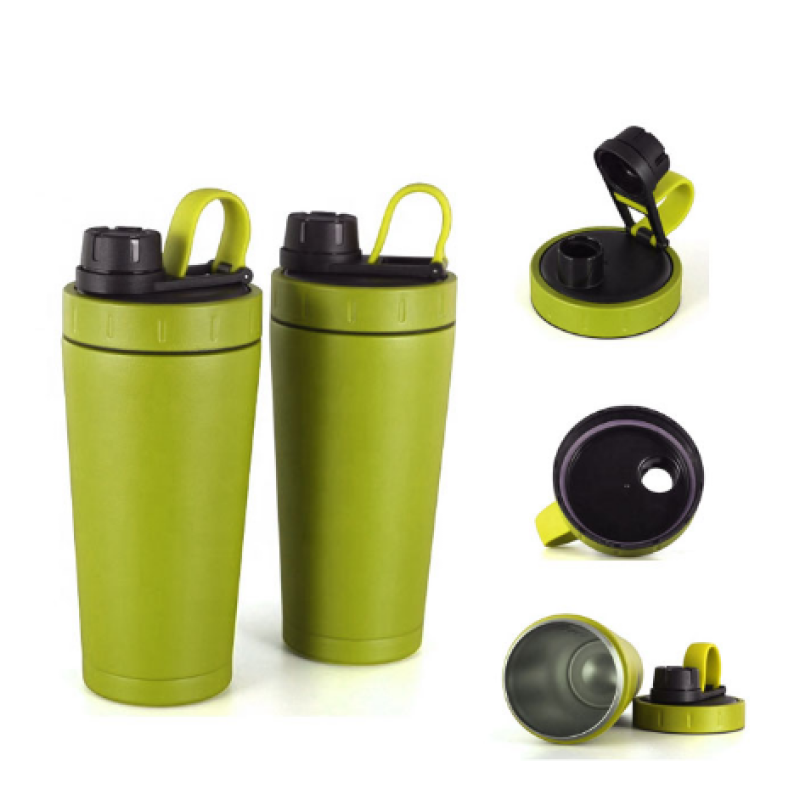 Wholesale 600ML Protein Shaker Metal Protein Shaker for Gym
