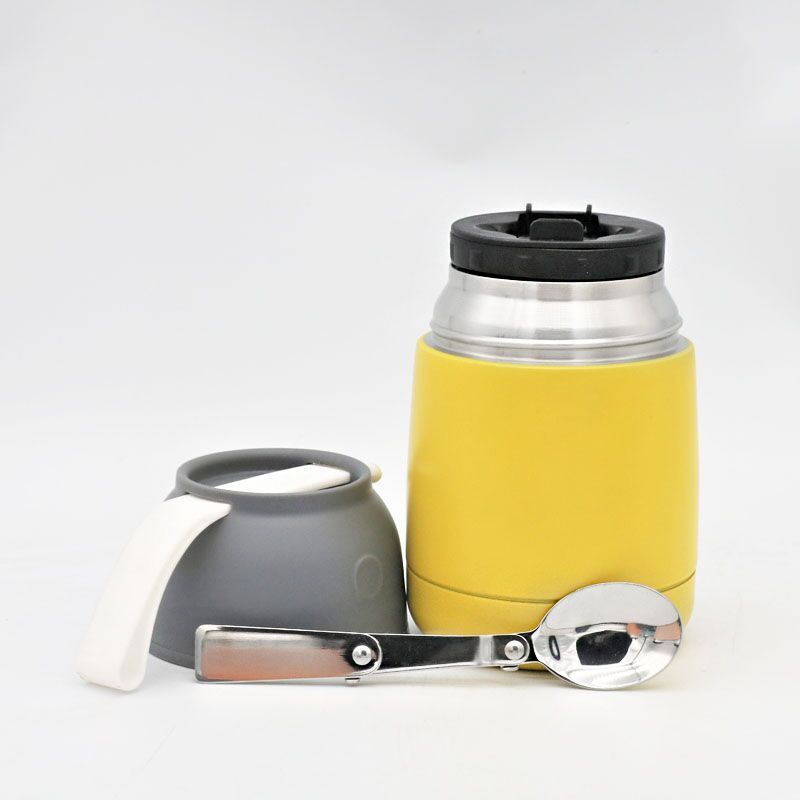 Eco-friendly Stainless Steel Thermos Lunch Box For Hot Food Insulated Vacuum Kids Food Jar