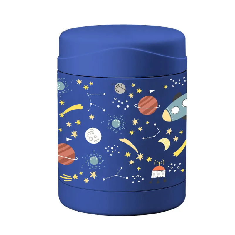 Double-wall Vacuum Thermos Lunch Box Containers Soup Jar Stainless Steel Vacuum Insulated Kids Food Jar With Spoon And Fork