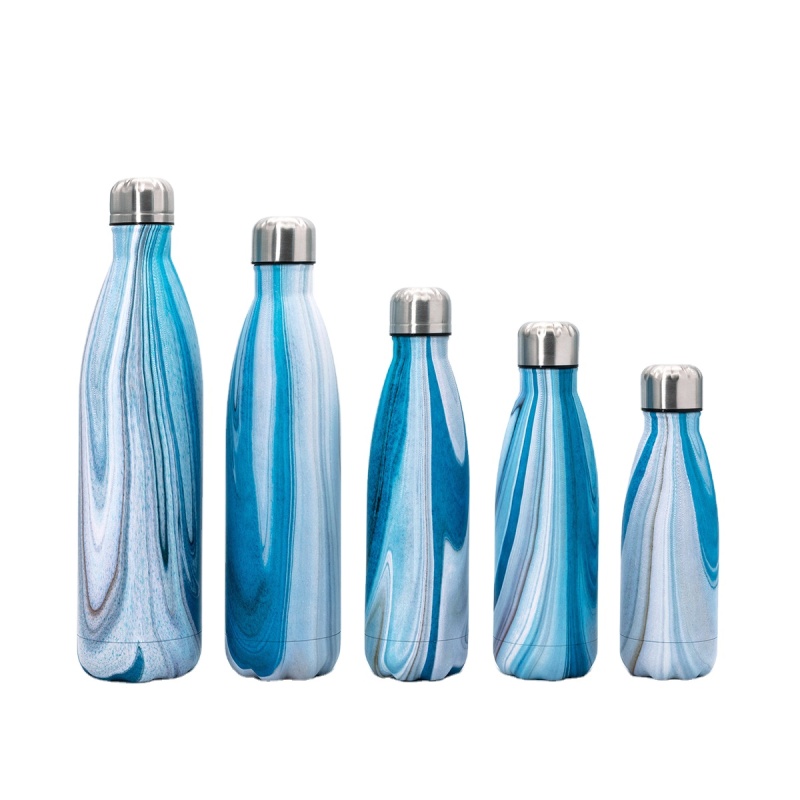 Eco Friendly Double Wall Vacuum Flask Insulated Sport Cola Shape 304 Stainless Steel Vacuum Flasks & Thermoses Water Bottle