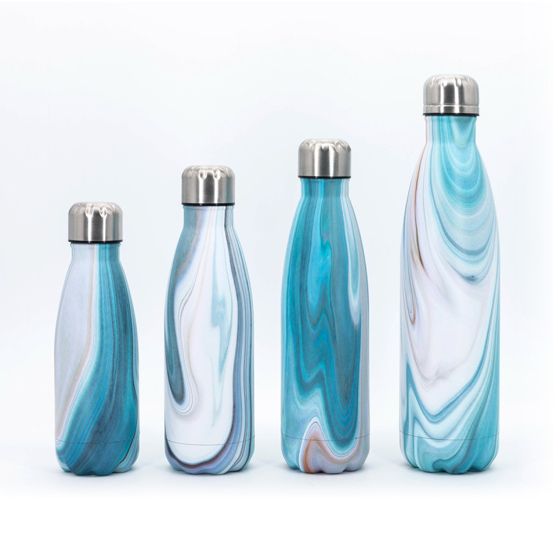 Eco Friendly Double Wall Vacuum Flask Insulated Sport Cola Shape 304 Stainless Steel Vacuum Flasks & Thermoses Water Bottle