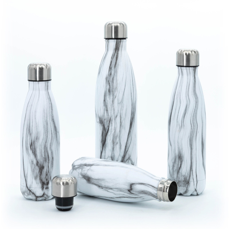 Eco Friendly Double Wall Vacuum Flask Insulated Sport Cola Shape 304 Stainless Steel Vacuum Flasks & Thermoses Water Bottle