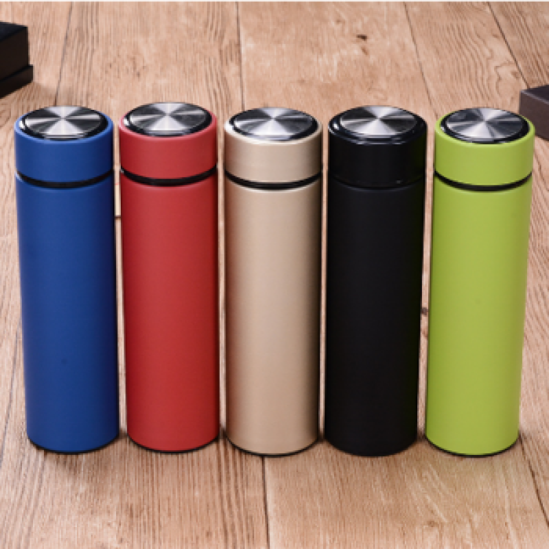 Intelligent temperature measurement LED touch number display temperature cup 304 stainless steel thermos cup custom logo
