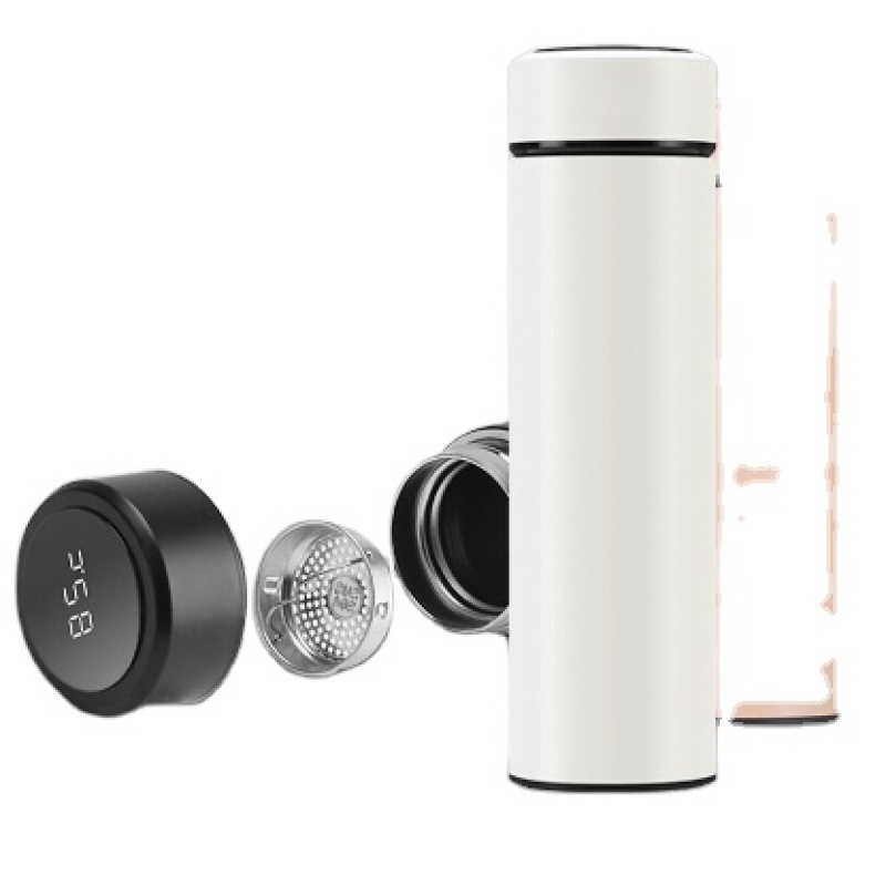 Intelligent temperature measurement LED touch number display temperature cup 304 stainless steel thermos cup custom logo