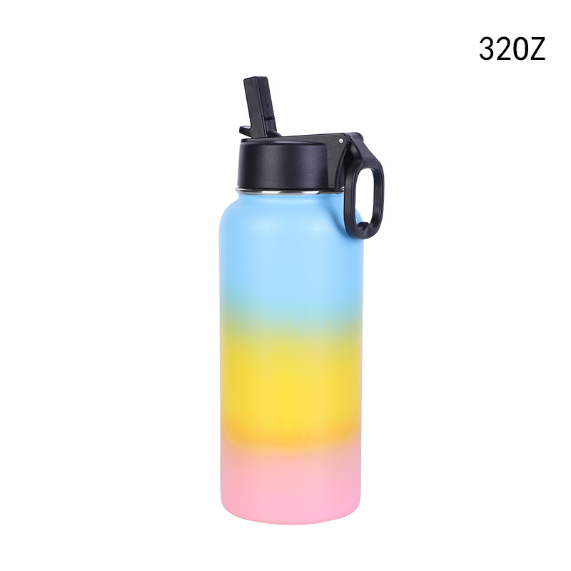 Stainless Steel Wide Mouth Vacuum Flasks Insulated Thermos For Outdoor Sport Water Bottle