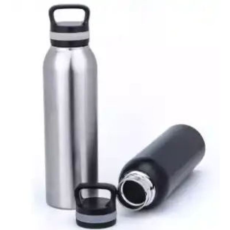 Double-layer 304 stainless steel thermos cup outdoor sports portable hiking pot