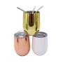 Wholesale 12oz Stainless Steel Double Wall Insulated Wine Tumbler Mugs and Cup Christmas Tumbler