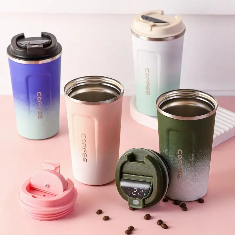 Smart Temperature Control Travel Coffee Mug Stainless Steel Coffee Thermos Cup Travel Mug With Smart Lcd Touch Screen