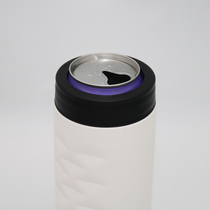 Factory Wholesale Multiple Size Double Wall Stainless Steel Diamond Shape Thermos Vacuum Insulated Can Cooler