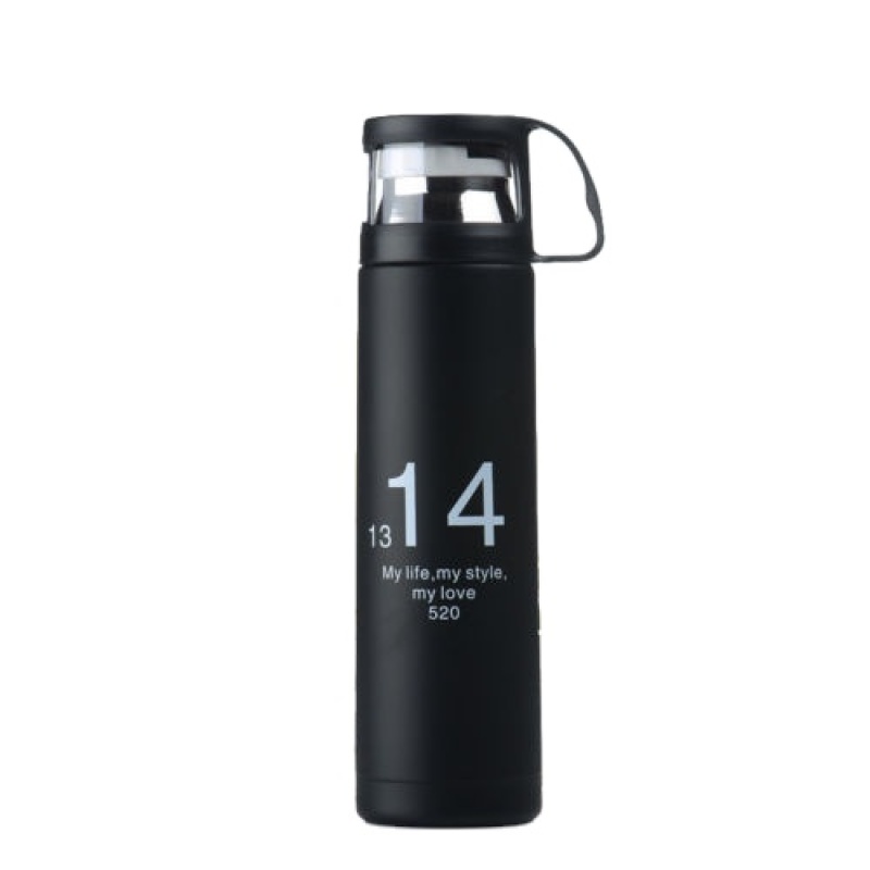Wholesale 500ml Custom Double Layer Thermos Flask Stainless Steel Vacuum Eco Friendly Bottled Water
