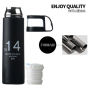 Wholesale 500ml Custom Double Layer Thermos Flask Stainless Steel Vacuum Eco Friendly Bottled Water