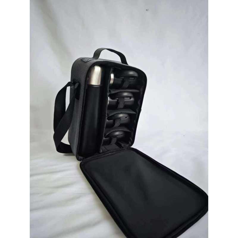 Custom Luxury Gifts 500ml Double Wall Stainless Steel Vacuum Thermos With Two Cup Insulated Water Bottle