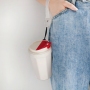 New arrival high profile level 350 ml custom double stainless steel insulated coffee cup with rope
