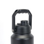 Custom Logo 64oz 128oz Double Wall Thermos Flask Keep Cold 24h Vacuum Stainless Steel Insulated Water Bottle With Handle Lid