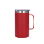 High quality 20oz double stainless steel vacuum cup insulated coffee cup with handle