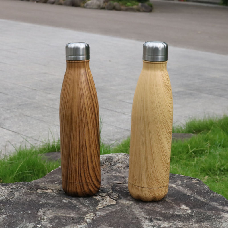 Hot Selling Double Wall Cola Shape Sport Flask Stainless Steel Custom Logo Water Bottle Reusable Thermos