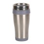 Promotional Mugs Double Wall Inner Plastic Outer Stainless Steel Food Grade Mug