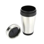 Promotional Mugs Double Wall Inner Plastic Outer Stainless Steel Food Grade Mug