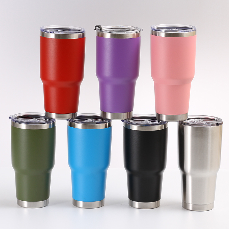 High Quality 30oz Stainless Steel Double Wall Vacuum Car Flasks Coffee Mug Insulated Thermos Travel Tumbler