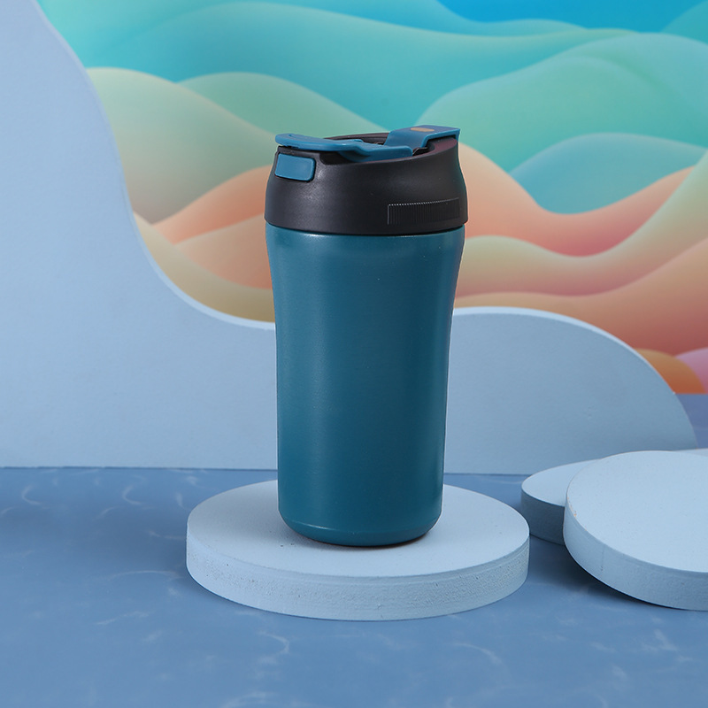 High quality 400ml stainless steel tumbler customized logo double wall vaccum cup travel coffee mug