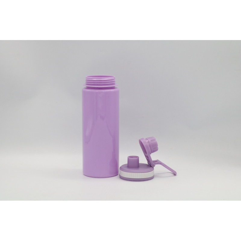 Wide Mouth Sport BPA Free Plastic Double Wall Sport Bottle With Custom Logo Plastic Flask