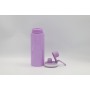 Wide Mouth Sport BPA Free Plastic Double Wall Sport Bottle With Custom Logo Plastic Flask