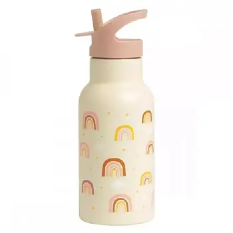 Eco-friendly Double Wall Custom Logo Standard Mouth Vacuum Insulated Drink Sport 350ml Stainless Steel Water Bottle