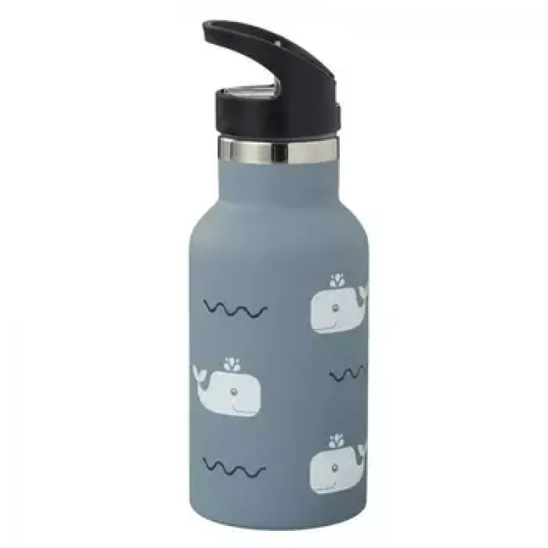 Eco-friendly Double Wall Custom Logo Standard Mouth Vacuum Insulated Drink Sport 350ml Stainless Steel Water Bottle