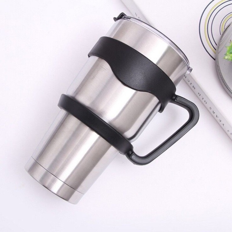 30oz Stainless Steel Double Wall Vacuum Flasks Coffee Mug Insulated Thermos Travel Tumbler With Handle