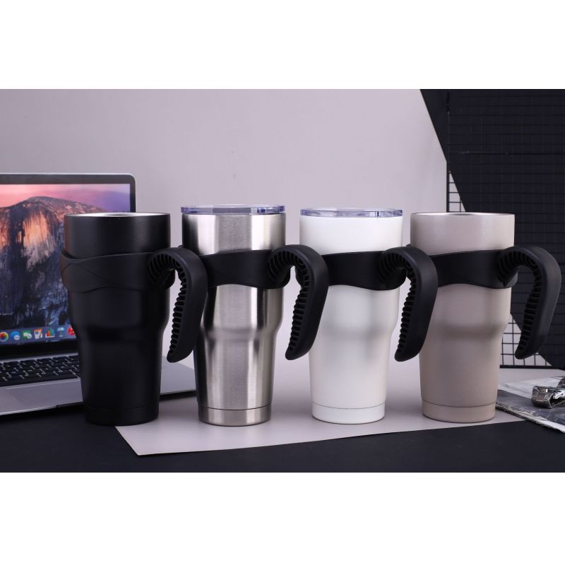 30oz Stainless Steel Double Wall Vacuum Flasks Coffee Mug Insulated Thermos Travel Tumbler With Handle