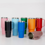 30oz Stainless Steel Double Wall Vacuum Flasks Coffee Mug Insulated Thermos Travel Tumbler With Handle
