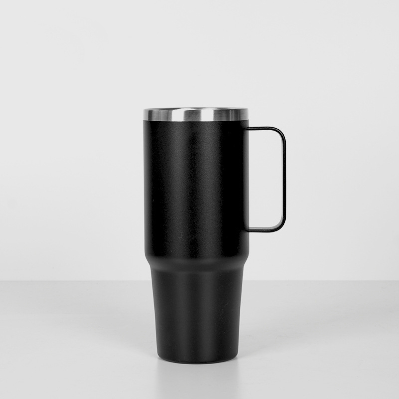 30oz Stainless Steel Double Wall Vacuum Flasks Coffee Mug Insulated Thermos Travel Tumbler With Handle
