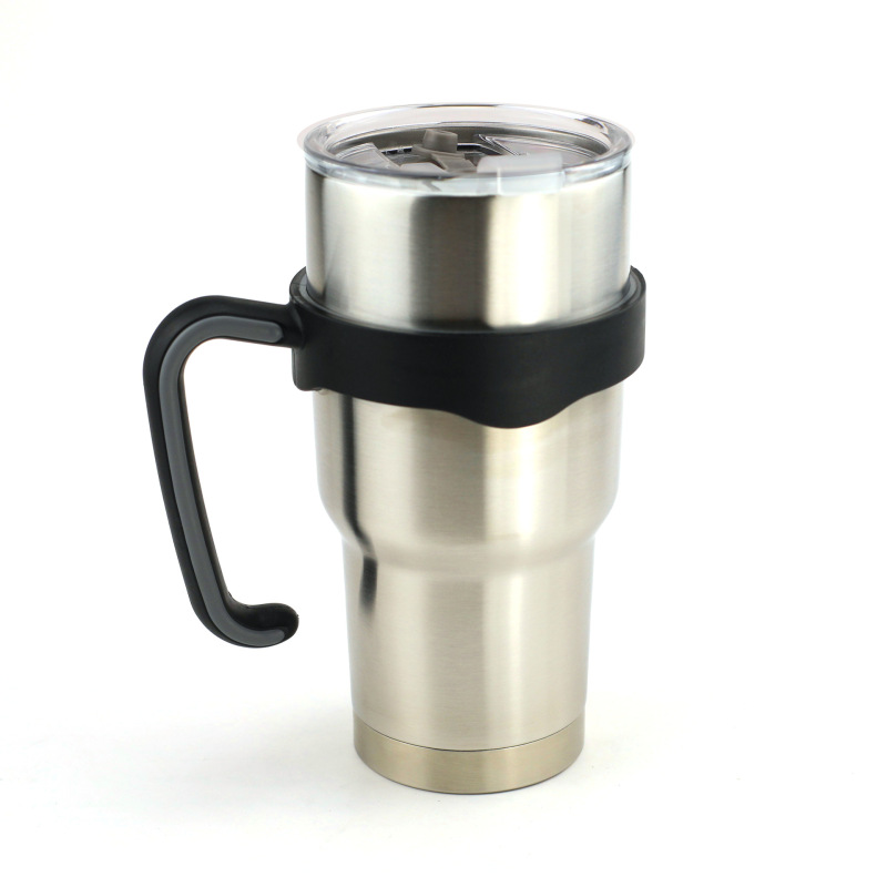 30oz Stainless Steel Double Wall Vacuum Flasks Coffee Mug Insulated Thermos Travel Tumbler With Handle