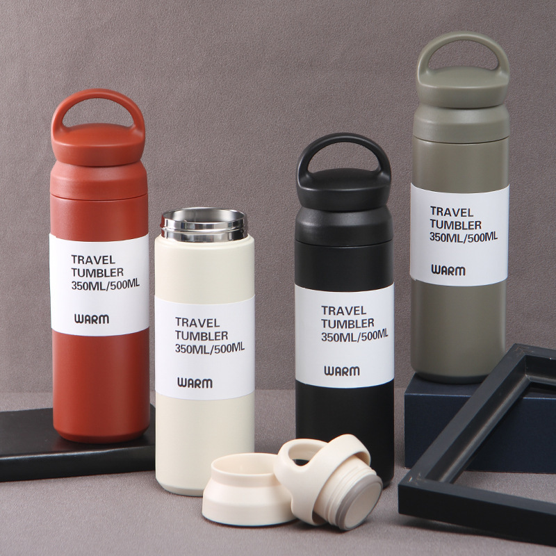 Certificated Japanese Style  Stainless Steel Double Wall Insulated Flasks Insulated Thermos Travel Cup Coffee Mug