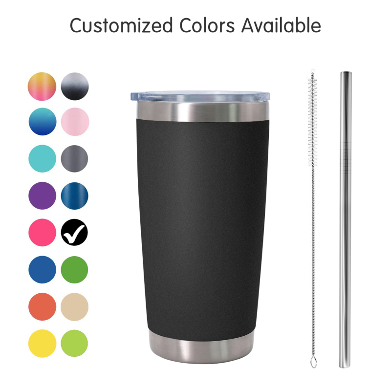20oz Tumbler Double Wall Insulated Stainless Steel Custom Coffee Mug with Logo
