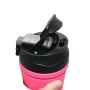 Outdoor sports double drink straw cup non-slip cup set portable accompanying coffee cup
