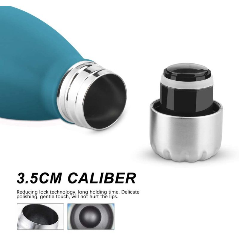 New Fashion Design Double Wall Stainless Steel Vacuum Sports Water Bottle Insulated Flask With Lid