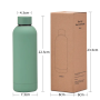 New Fashion Design Double Wall Stainless Steel Vacuum Sports Water Bottle Insulated Flask With Lid