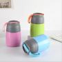 Portable Handle Kids School Thermos Soup Cup 420ml Stainless Steel Food Far Flask Lunch Box With Spoon