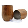 Hot Selling 12OZ Stainless Steel Double Wall 304 Vacuum Thermos Coffee Tumbler Egg Shape Wine Tumbler