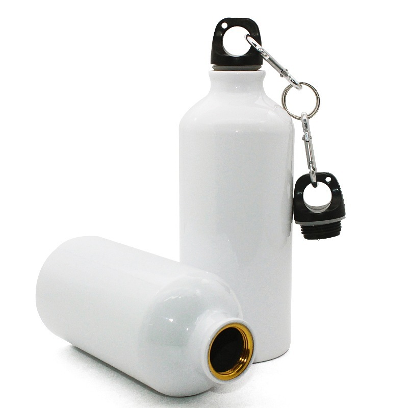 400/500/650/750ml Outdoor Travel Aluminum Water Bottle Camping Sports Bottle with Carabiner