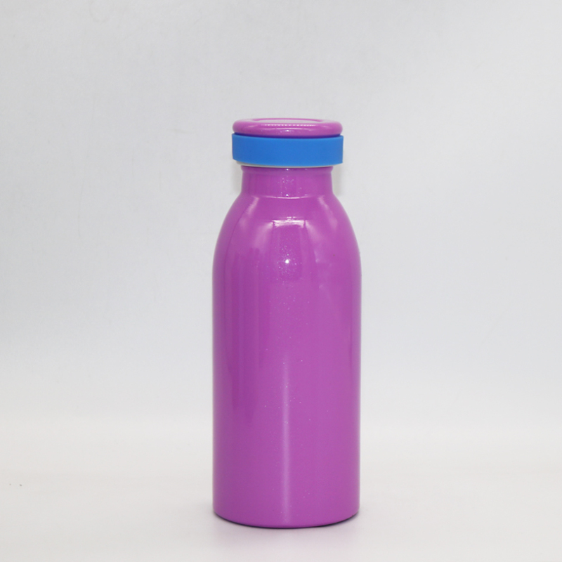 High quality 350ml stainless steel milk bottle double wall vacuum thermos bottle for kids