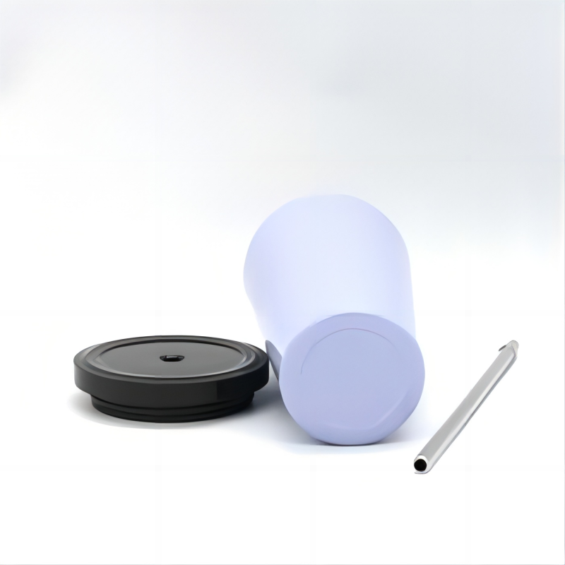Double Wall Coffee Tumbler Wholesale Bulk Customize Tumbler Stainless Steel Sippy Cup with Lid and Straw