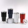 Free Sample 30oz Stainless Steel Double Wall Vacuum Flasks Coffee Mug Insulated Thermos Travel Tumbler