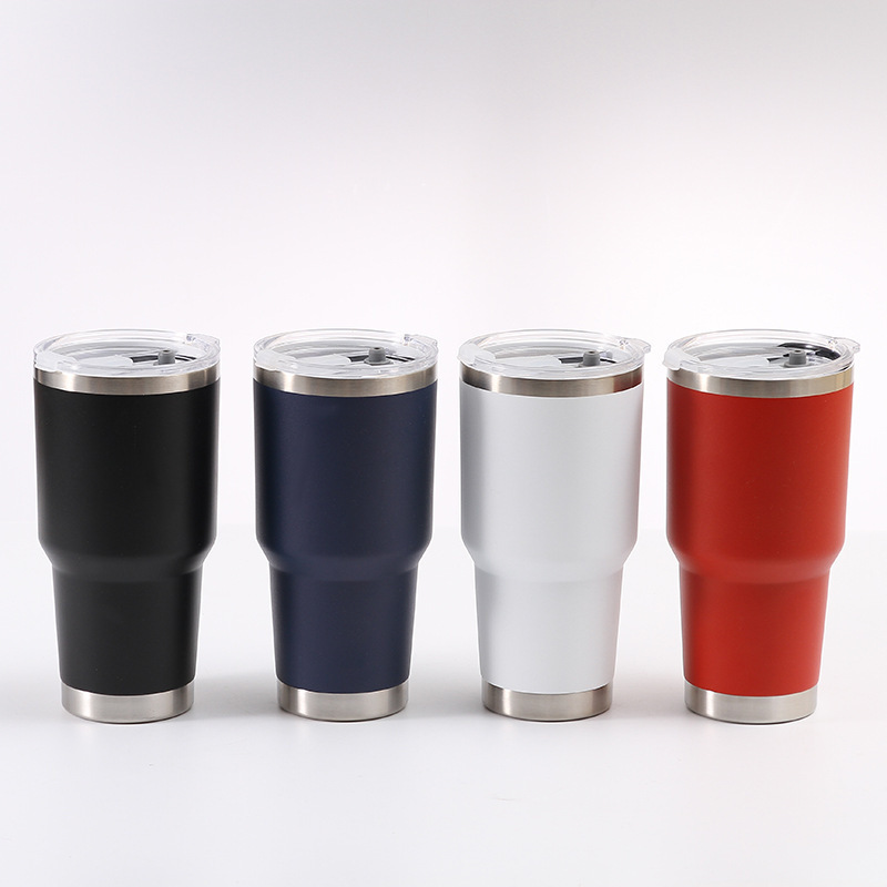 Free Sample 30oz Stainless Steel Double Wall Vacuum Flasks Coffee Mug Insulated Thermos Travel Tumbler